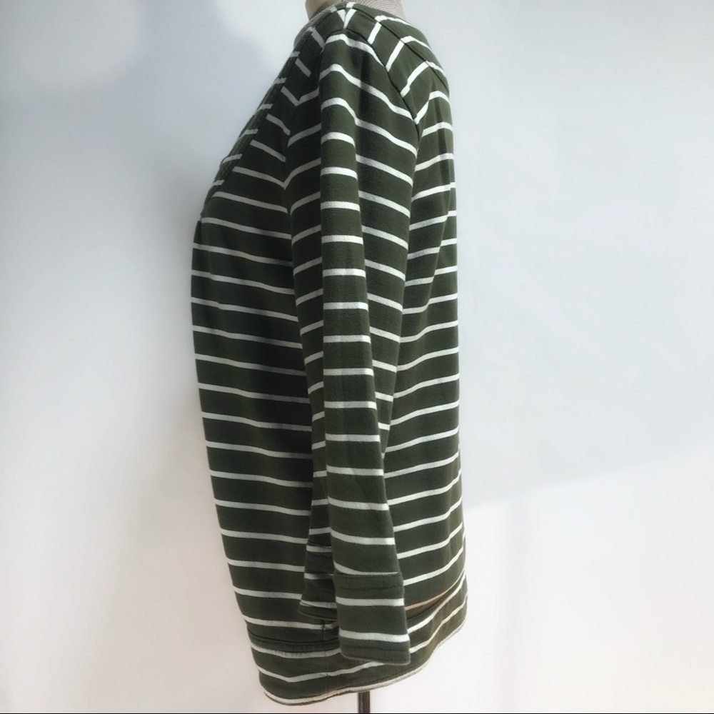 Old Navy  Cotton Babydoll Striped Top Size Medium - Picture 2 of 6